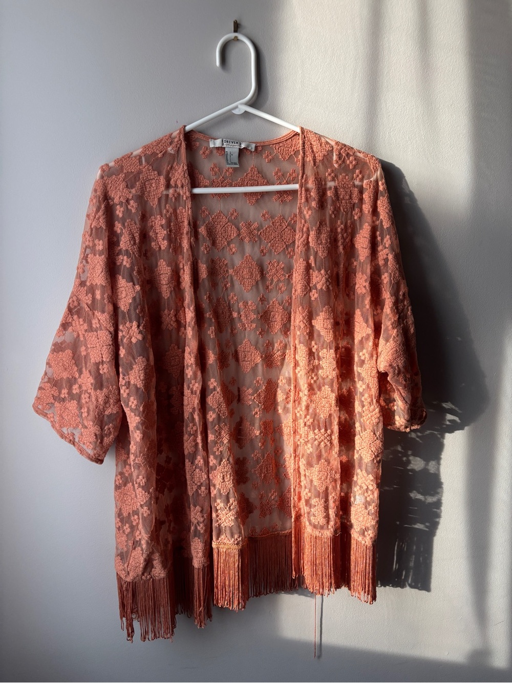 Forever 21 Peach Summer Shall! Perfect for layering